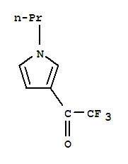 Ethanone, 2,2,2-trifluoro-1-(1-propyl-1h-pyrrol-3-yl)-(9ci) Structure,74889-32-0Structure