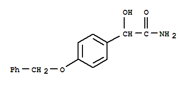 -alpha--羟基-4-(苯基甲氧基)-苯乙酰胺结构式_74908-90-0结构式