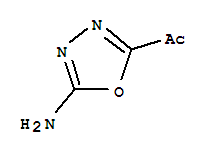 Ethanone, 1-(5-amino-1,3,4-oxadiazol-2-yl)-(9ci) Structure,74949-72-7Structure