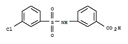 3-[[(3-Chlorophenyl)sulfonyl]amino]benzoic acid Structure,749884-42-2Structure