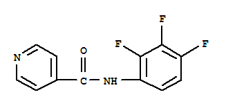 (9ci)-n-(2,3,4-三氟苯基)-4-吡啶羧酰胺结构式_749888-60-6结构式