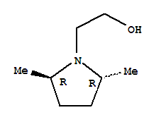 (2r,5r)-(9ci)-2,5-二甲基-1-吡咯烷乙醇结构式_749897-99-2结构式