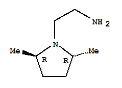 (2r,5r)-(9ci)-2,5-二甲基-1-吡咯烷乙胺结构式_749898-01-9结构式