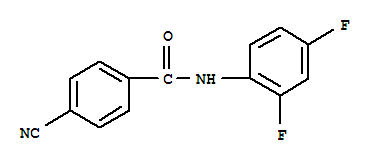 Benzamide, 4-cyano-n-(2,4-difluorophenyl)-(9ci) Structure,749910-71-2Structure