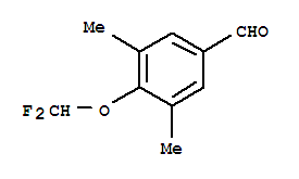 Benzaldehyde, 4-(difluoromethoxy)-3,5-dimethyl-(9ci) Structure,749920-58-9Structure