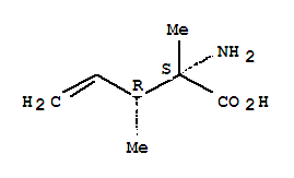 (2s,3r)-(9ci)-2-氨基-2,3-二甲基-4-戊烯酸结构式_749926-95-2结构式