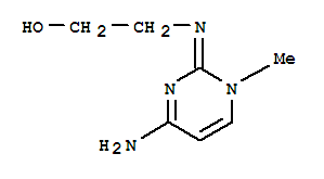 Ethanol, 2-[(4-amino-1-methyl-2(1h)-pyrimidinylidene)amino]-(9ci) Structure,750515-48-1Structure