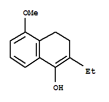 (9ci)-2-乙基-3,4-二氢-5-甲氧基-1-萘酚结构式_750540-64-8结构式