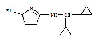 (9ci)-n-(二环丙基甲基)-2-乙基-3,4-二氢-2H-吡咯-5-胺结构式_750561-53-6结构式