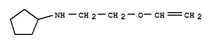 Cyclopentanamine, n-[2-(ethenyloxy)ethyl]-(9ci) Structure,75059-50-6Structure