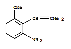 Benzenamine, 3-methoxy-2-(2-methyl-1-propenyl)-(9ci) Structure,750597-52-5Structure