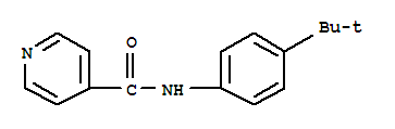 (9ci)-n-[4-(1,1-二甲基乙基)苯基]-4-吡啶羧酰胺结构式_750599-62-3结构式