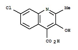 (5ci)-7-氯-3-羟基-2-甲基-辛可宁酸结构式_750643-72-2结构式