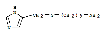 (9ci)-3-[(1H-咪唑-4-甲基)硫代]-1-丙胺结构式_752153-75-6结构式