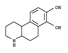 (9ci)-1,2,3,4,4a,5,6,10b-八氢-苯并[f]喹啉-7,8-二醇结构式_752933-27-0结构式