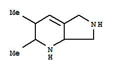 (9ci)-2,3,5,6,7,7a-六氢-2,3-二甲基-1H-吡咯并[3,4-b]吡啶结构式_752957-21-4结构式