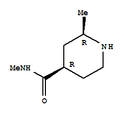 顺式-(9ci)-n,2-二甲基-,4-哌啶羧酰胺结构式_752962-72-4结构式