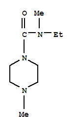 (9ci)-n-乙基-n,4-二甲基-1-哌嗪羧酰胺结构式_75319-79-8结构式