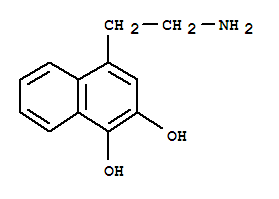 1,2-Naphthalenediol, 4-(2-aminoethyl)-(9ci) Structure,753394-43-3Structure