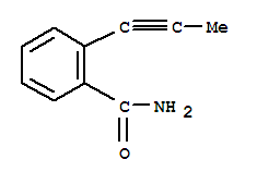 Benzamide, 2-(1-propynyl)-(9ci) Structure,753497-41-5Structure