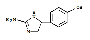 Phenol, 4-(2-amino-4,5-dihydro-1h-imidazol-4-yl)-(9ci) Structure,754126-21-1Structure