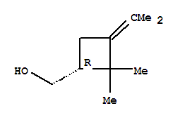 (1r)-(9ci)-2,2-二甲基-3-(1-甲基亚乙基)-环丁烷甲醇结构式_754227-26-4结构式