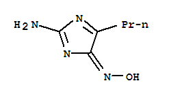 4H-imidazol-4-one,2-amino-5-propyl-,oxime(9ci) Structure,754917-80-1Structure