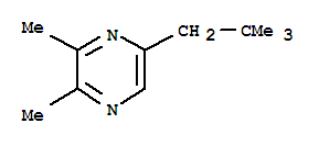 (9CI)-5-(2,2-二甲基丙基)-2,3-二甲基-吡嗪结构式_75492-02-3结构式