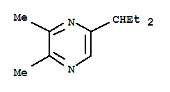 (9CI)-5-(1-乙基丙基)-2,3-二甲基-吡嗪结构式_75492-05-6结构式