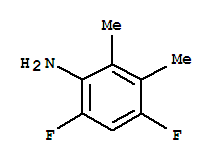 Benzenamine, 4,6-difluoro-2,3-dimethyl-(9ci) Structure,754949-24-1Structure