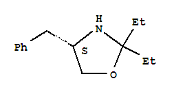 Oxazolidine, 2,2-diethyl-4-(phenylmethyl)-, (4s)-(9ci) Structure,754962-92-0Structure