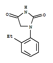 (9ci)-1-(2-乙基苯基)-2,4-咪唑啉二酮结构式_755022-10-7结构式