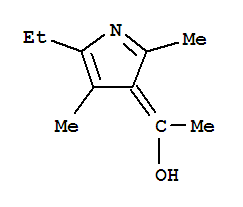 Ethanol, 1-(5-ethyl-2,4-dimethyl-3h-pyrrol-3-ylidene)-(9ci) Structure,755693-98-2Structure