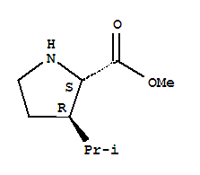 (3r)-(9ci)-3-(1-甲基乙基)-L-脯氨酸甲酯结构式_755743-23-8结构式