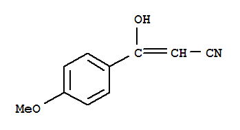 2-Propenenitrile,3-hydroxy-3-(4-methoxyphenyl)-(9ci) Structure,756418-31-2Structure