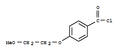 (9ci)-4-(2-甲氧基乙氧基)-苯甲酰氯结构式_756478-87-2结构式