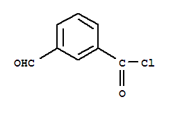 (9ci)-3-甲酰基-苯甲酰氯结构式_75650-38-3结构式