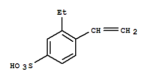 Benzenesulfonic acid, 4-ethenyl-3-ethyl-(9ci) Structure,756758-86-8Structure