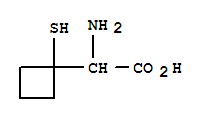 (9ci)-alpha-氨基-1-疏基-环丁烷乙酸结构式_756765-00-1结构式