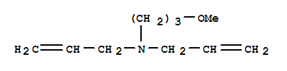 (9ci)-n-(3-甲氧基丙基)-n-2-丙烯基-2-丙烯-1-胺结构式_756783-14-9结构式