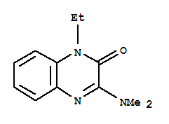 2(1H)-quinoxalinone,3-(dimethylamino)-1-ethyl-(9ci) Structure,756797-55-4Structure