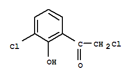 Ethanone, 2-chloro-1-(3-chloro-2-hydroxyphenyl)-(9ci) Structure,75717-49-6Structure