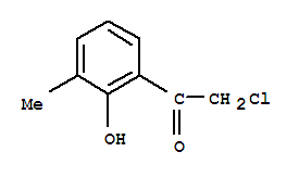 Ethanone, 2-chloro-1-(2-hydroxy-3-methylphenyl)-(9ci) Structure,75717-51-0Structure