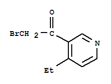 Ethanone, 2-bromo-1-(4-ethyl-3-pyridinyl)-(9ci) Structure,757180-99-7Structure