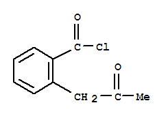 Benzoyl chloride, 2-(2-oxopropyl)-(9ci) Structure,75724-92-4Structure