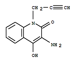 2(1H)-quinolinone, 3-amino-4-hydroxy-1-(2-propynyl)-(9ci) Structure,757888-54-3Structure