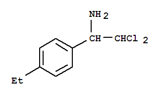 Benzenemethanamine, alpha-(dichloromethyl)-4-ethyl-(9ci) Structure,757893-51-9Structure