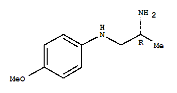 (2r)-(9ci)-n-(4-甲氧基苯基)-1,2-丙二胺结构式_757976-26-4结构式