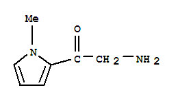 Ethanone, 2-amino-1-(1-methyl-1h-pyrrol-2-yl)-(9ci) Structure,758684-68-3Structure