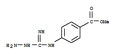 (9ci)-4-[(肼基亚氨基甲基)氨基]-苯甲酸甲酯结构式_759400-69-6结构式